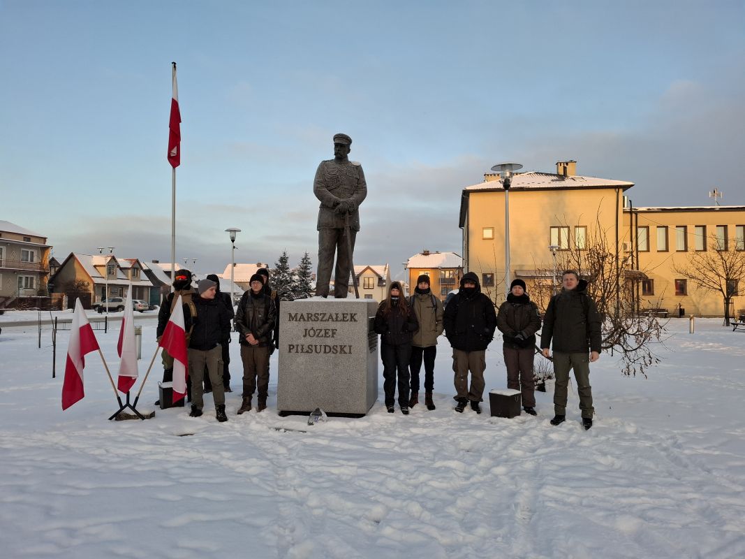 Rajd z Daleszyc do Kielc w zimowej aurze