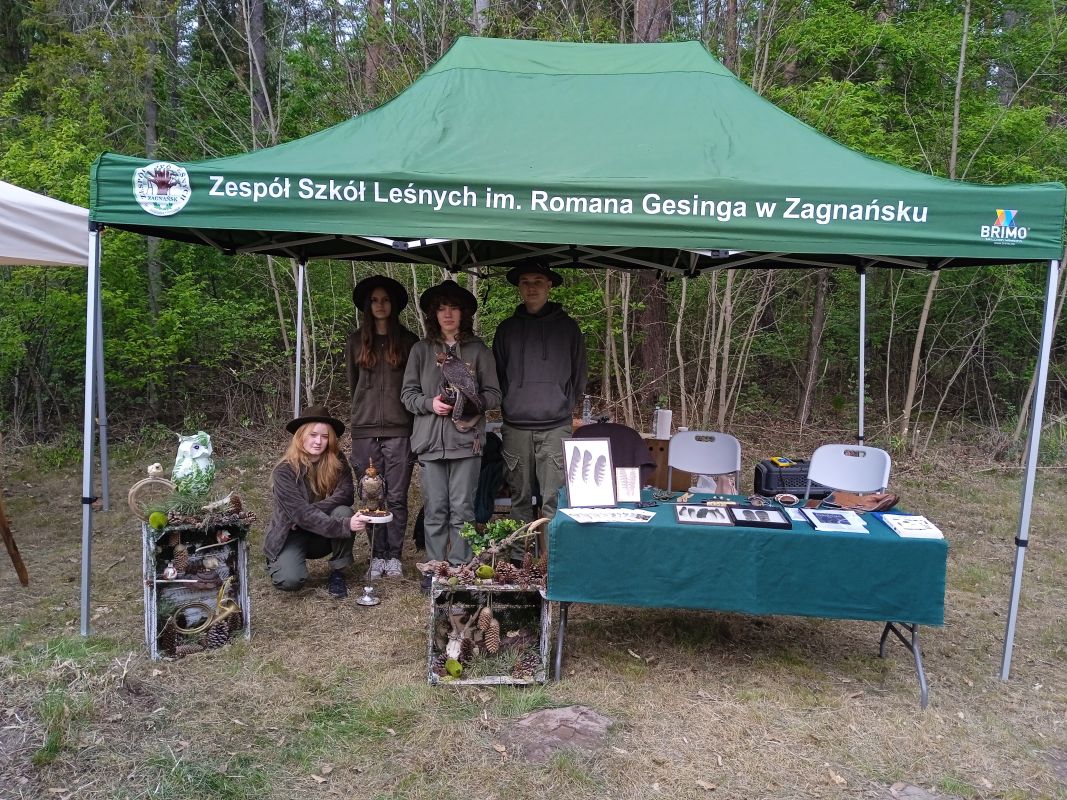 Koło sokolnicze na Festynie w Krzemionkach Opatowskich