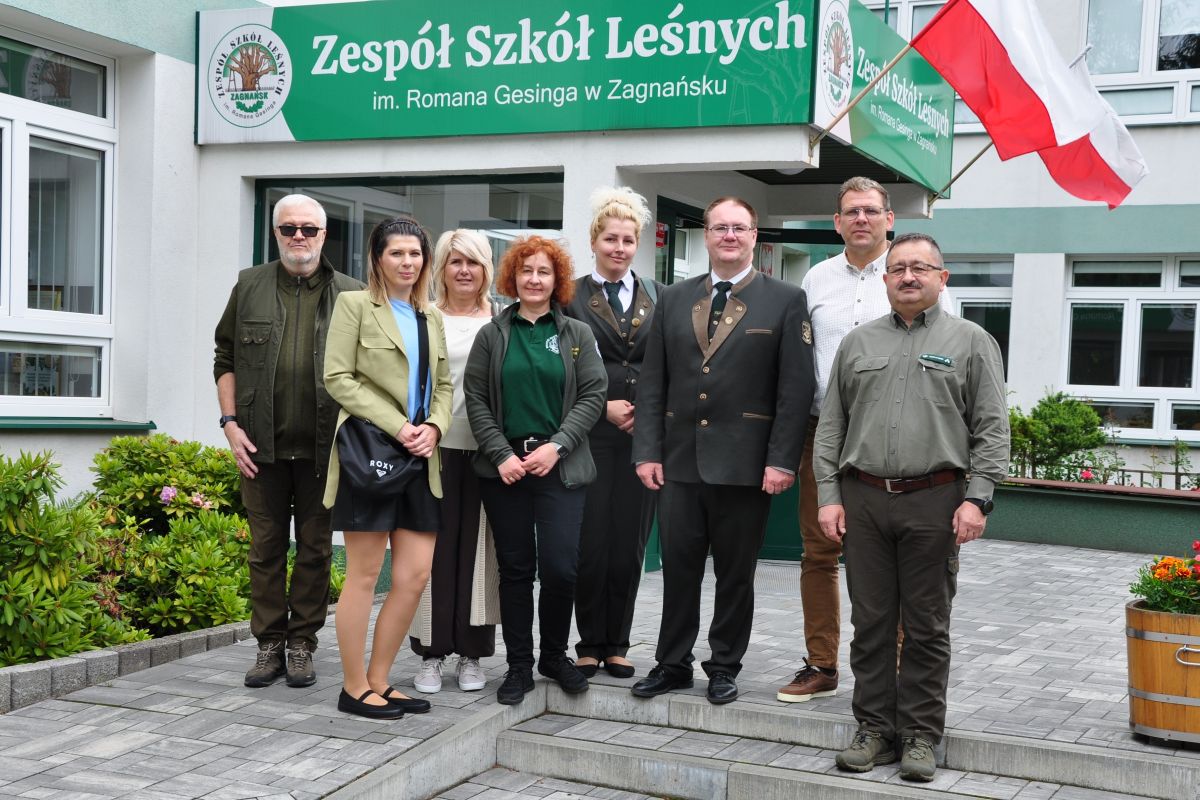 Leśnicy bez granic - wizyta delegacji partnerskiej ze Szkoły Leśnej w Liptowskim Hradoku