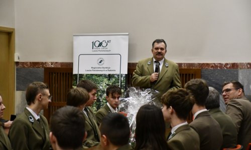 Uczniowie Technikum Leśnego poznają siedzibę Regionalnej Dyrekcji Lasów Państwowych w Radomiu